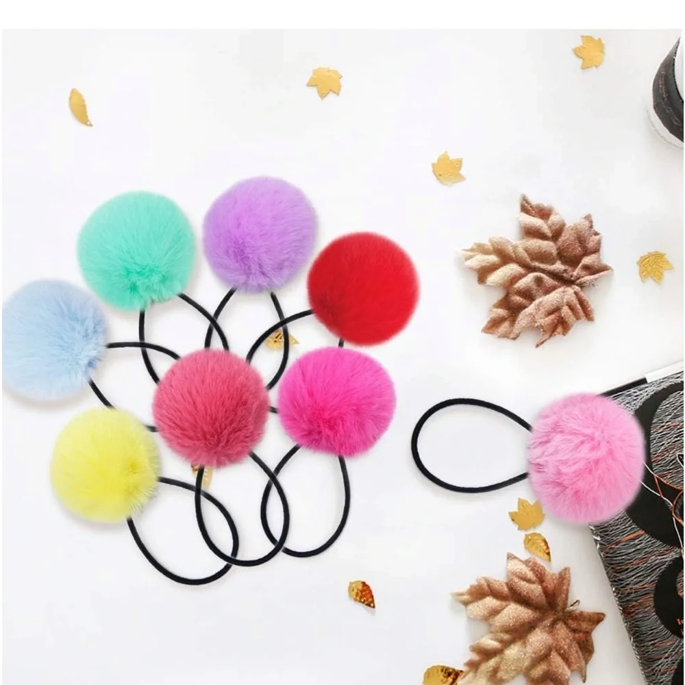 Pom Pom hair ties